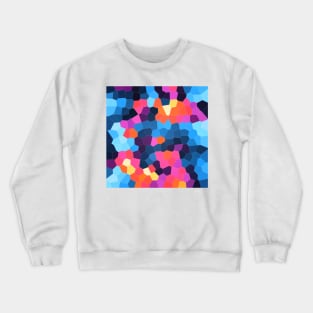 Geometric Abstract Brights Crewneck Sweatshirt